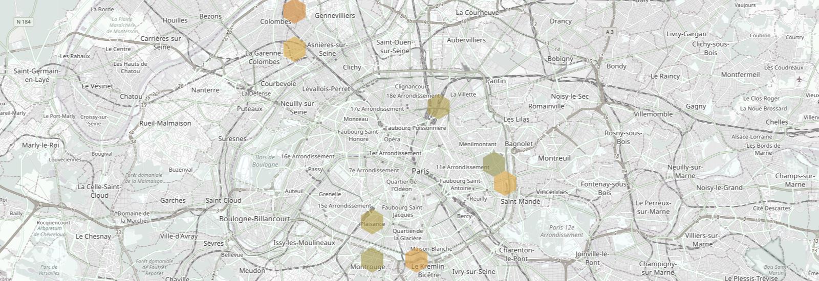Air pollution in and around Paris